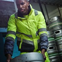 TRA218 Regatta High Visibility Pro Hi Vis Bomber Jacket