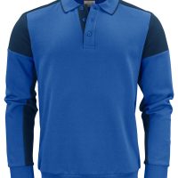 PP2262060 Printer Prime Long Sleeve Polo Sweatshirt (Var 01)