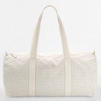 W258 Westford Mill Striped Org Cot Barrel Bag (Var 01)