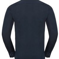 R966M Russell Collection Men's L/S Tailored Contrast Stretch Shir (Var 02)