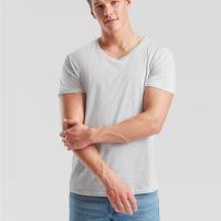 61442 Fruit Of The Loom Men's Iconic 150 V-Neck T (Var 01)