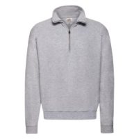 62114 Fruit Of The Loom Men's Classic Zip Neck Sweat (Var 01)