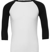 CA3200 Bella Canvas Unisex 3/4 Sleeve Baseball Tee (Var 01)