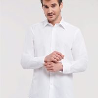 924M Russell Collection Men's L/Sleeve Polycotton Shirt (Var 02)