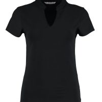 KK770 Kustom Kit Regular Fit S/S Mandarin Collar Top (Var 02)
