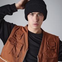 B422 Beechfield  Classic Waffle Knit Beanie
