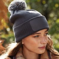 B443 Beechfield  SnowstarÂ® Patch Beanie