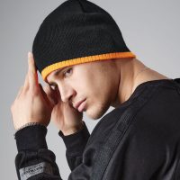 B44C Beechfield  Two-Tone Pull On Beanie