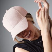 B656 Beechfield  Faux Suede 6 Panel Cap