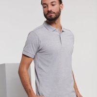 566M Russell Men's Fitted Stretch Polo