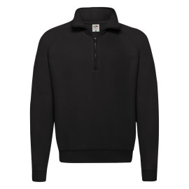 62114 Fruit Of The Loom Men's Classic Zip Neck Sweat