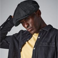 B629 Beechfield  Melton Wool Baker Boy Cap