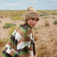 B330R Beechfield  Chunky Knitted Patch Beanie