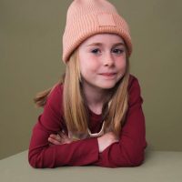 B336B Beechfield  Kids Cuff Tonal Patch Beanie