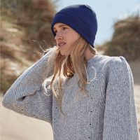 B51N Beechfield  Organic Cotton Fine Knit Beanie