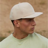B64N Beechfield  Organic Cotton Unstructured 5 Panel Cap